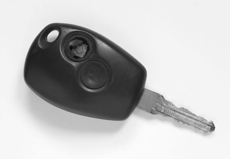 Broken car key needing repair